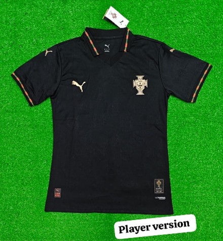the portugal black jersey